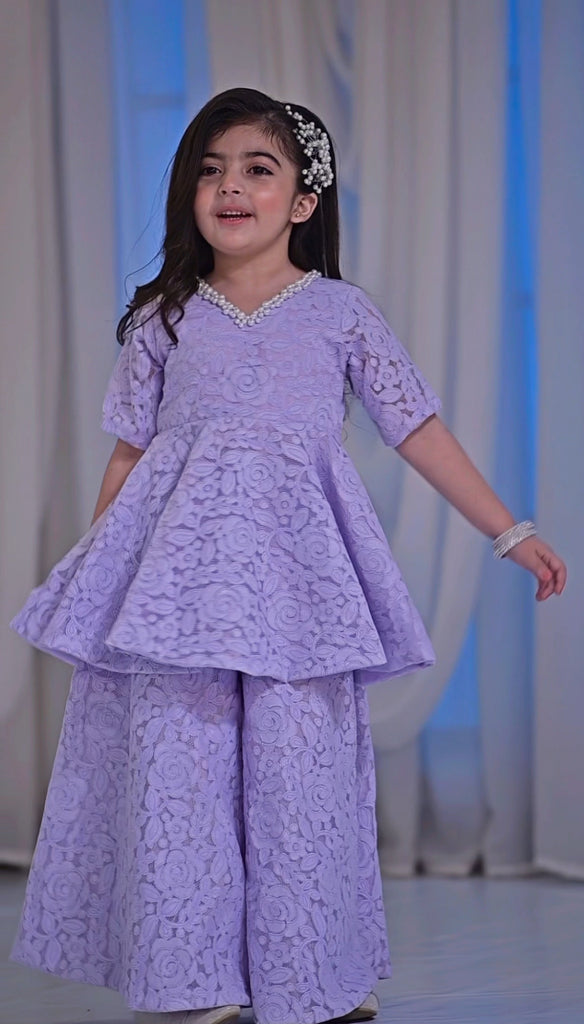 Luna Lavender Lace Co-Ord Set