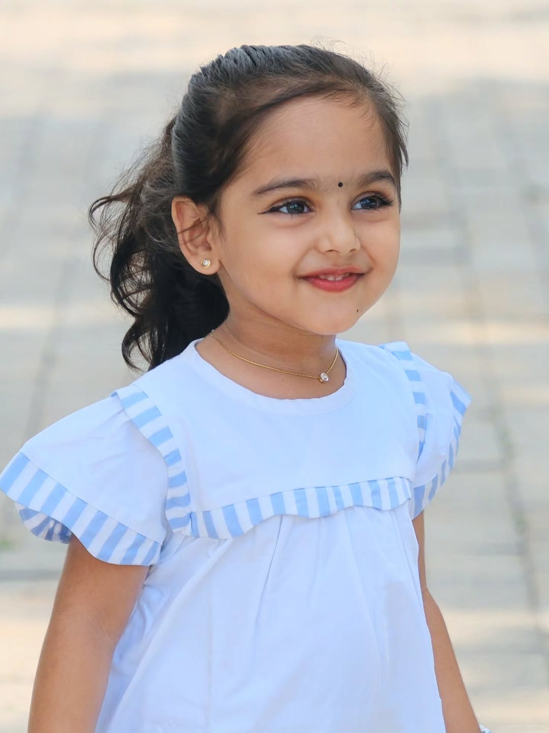 Ava White Angel Dress