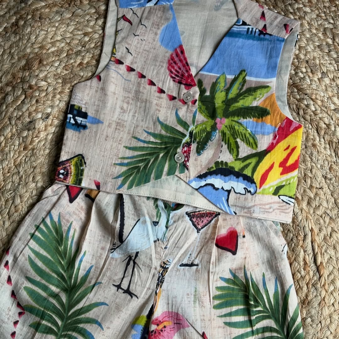 Riyana Summer Fun Twinning Set
