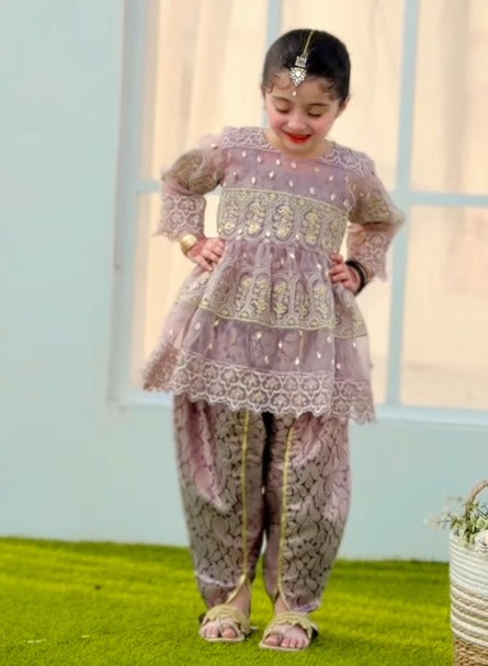 Aafreen Royal Peplum Dhoti Set
