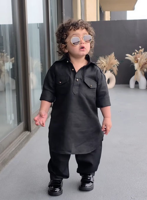 Midnight Prince Pathani Set