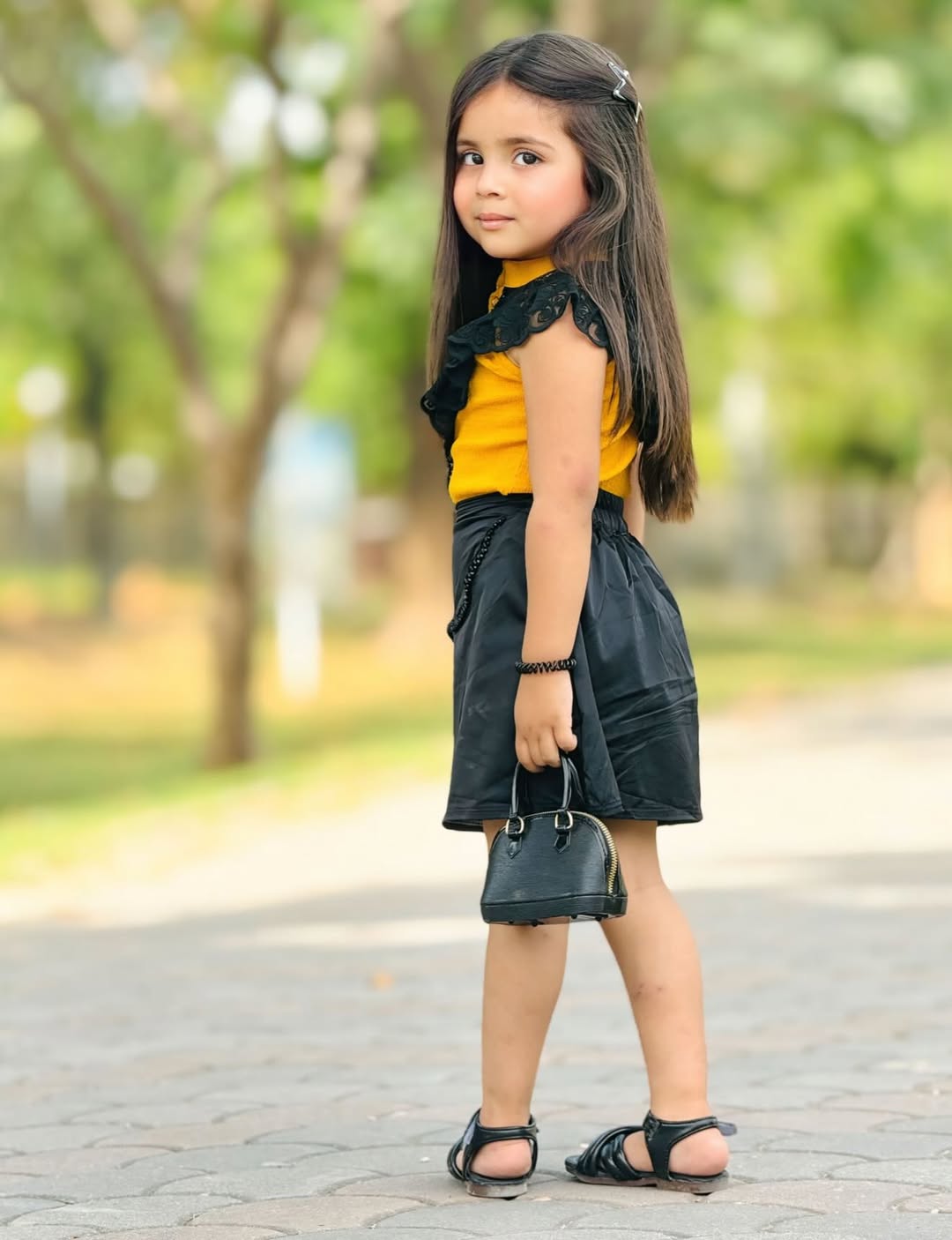 Sunshine Pop Casual Skirt Set