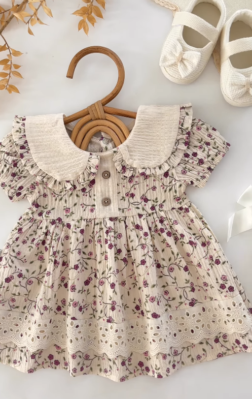 Ayzel Flora Cute Printed Dress