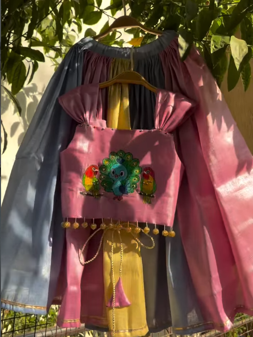 Mireya Peacock Charm Lehenga Set