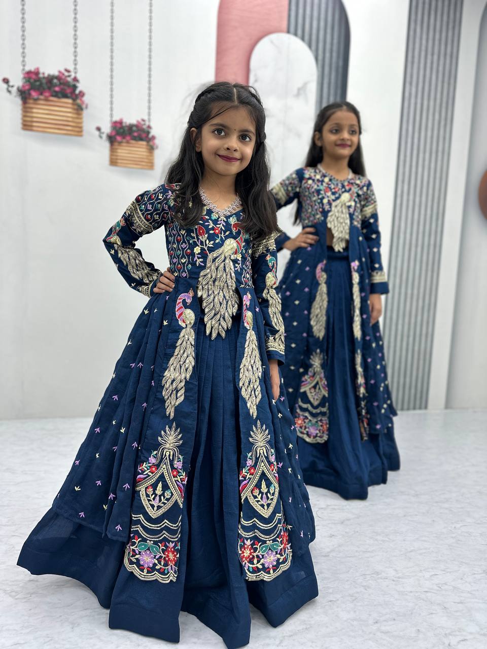 Kiara Midnight Blue Royal Lehenga Set