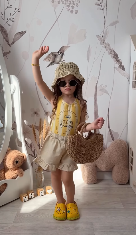 SunKissed Little Divas Twirl Co-ord Set