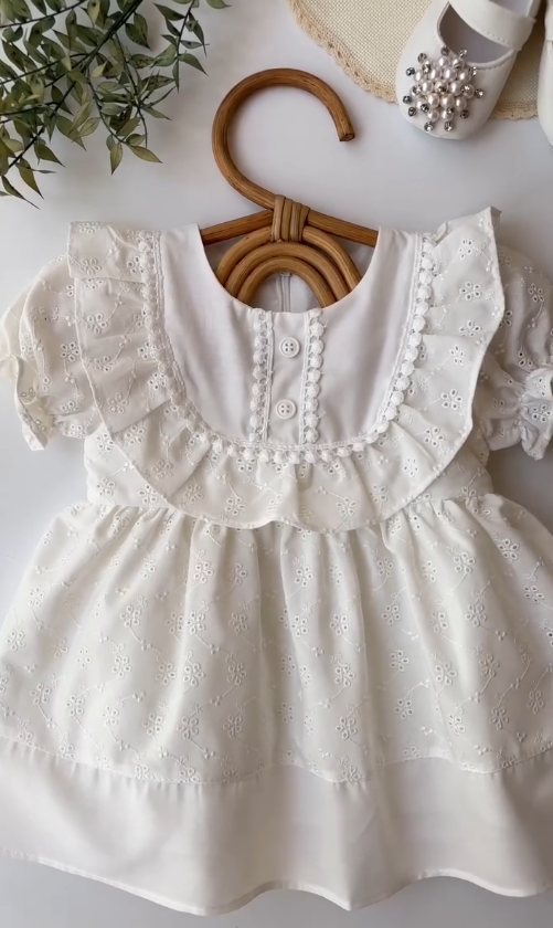 Zunaira Pearl Elegant Baby Dress