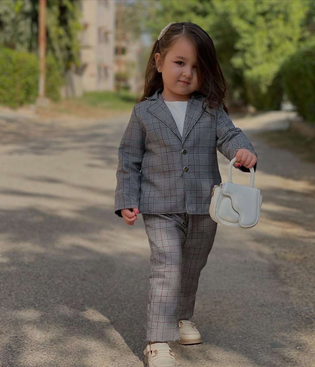 Tiny Runway Icons Blazer Set