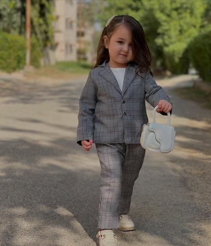 Tiny Runway Icons Blazer Set