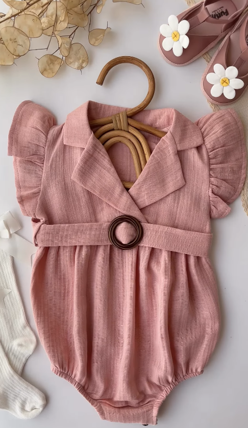 Eliza Meher Soft Rib Romper Dress