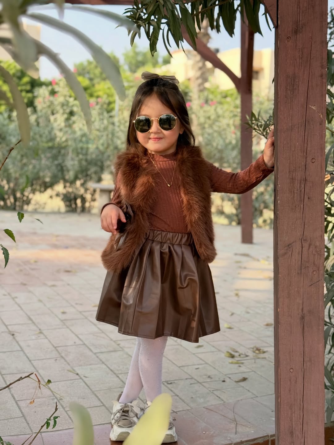 Trendy Mini Luxe Top & Skirt Set