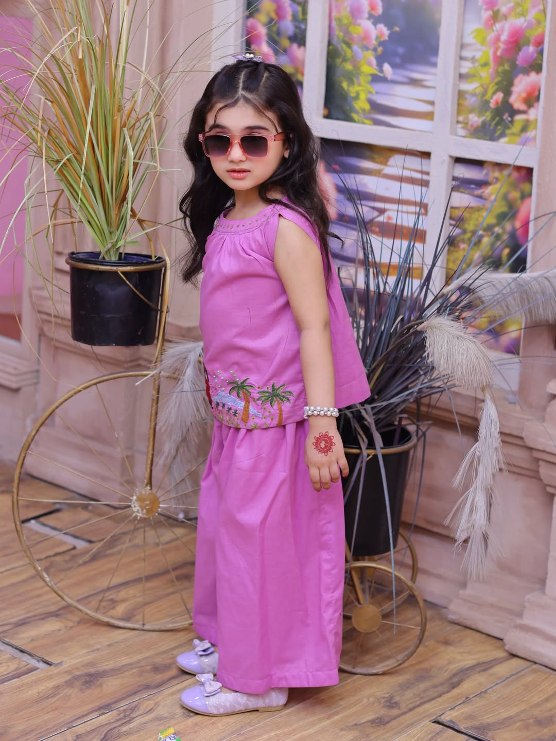 Elowen Grace Kurti Palazzo Set