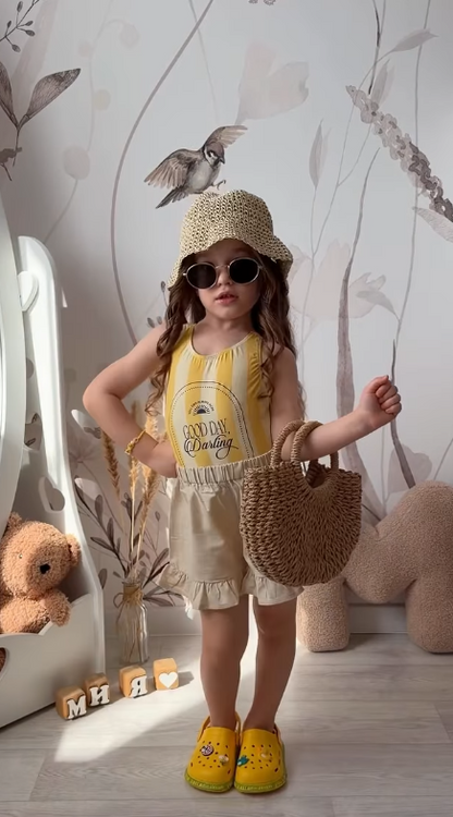 SunKissed Little Divas Twirl Co-ord Set