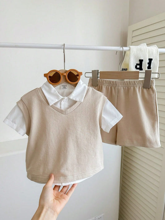 Aariv Beige Classic Trio Set