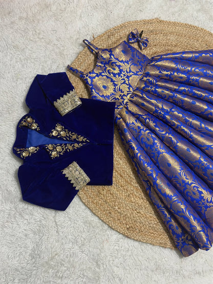 Mahveen Royal Velvet Lehenga Choli
