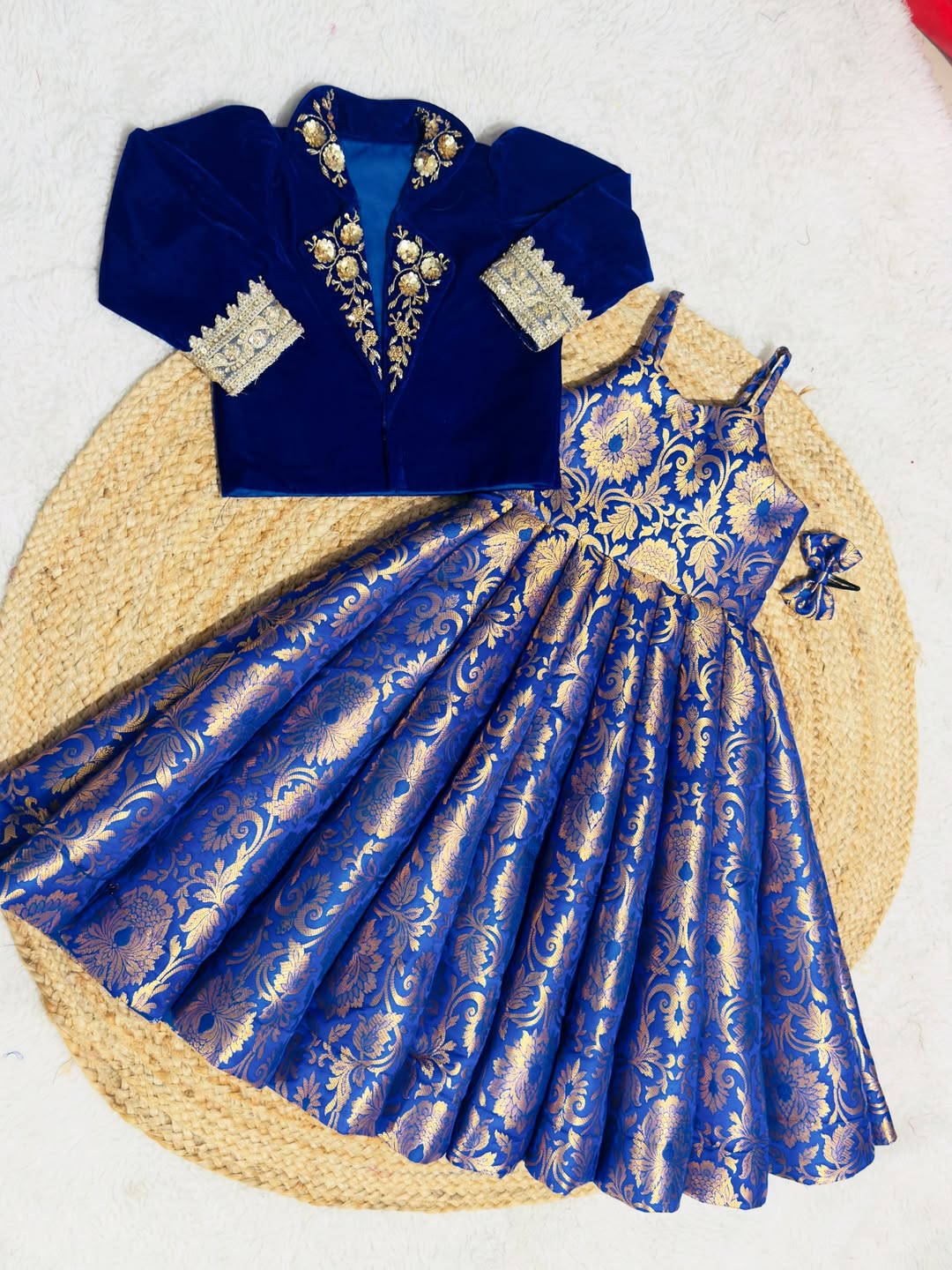 Mahveen Royal Velvet Lehenga Choli