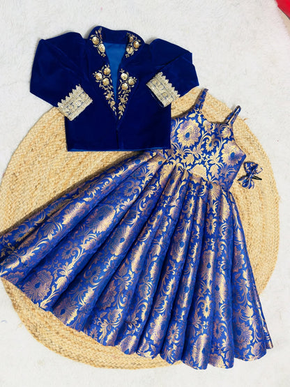 Mahveen Royal Velvet Lehenga Choli
