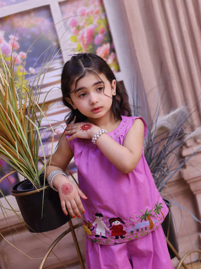 Elowen Grace Kurti Palazzo Set