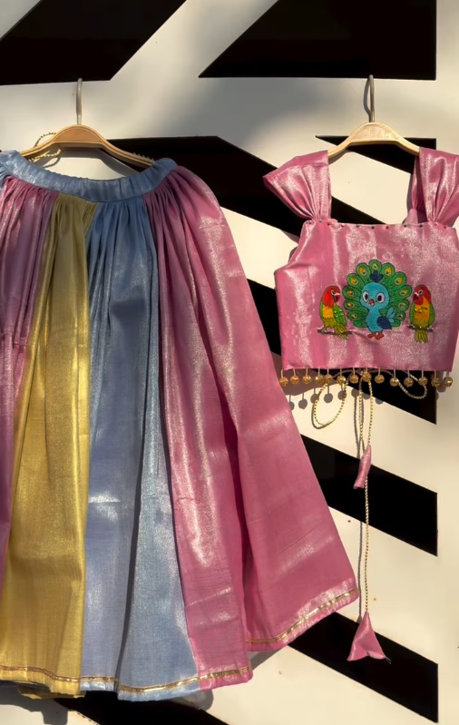Mireya Peacock Charm Lehenga Set