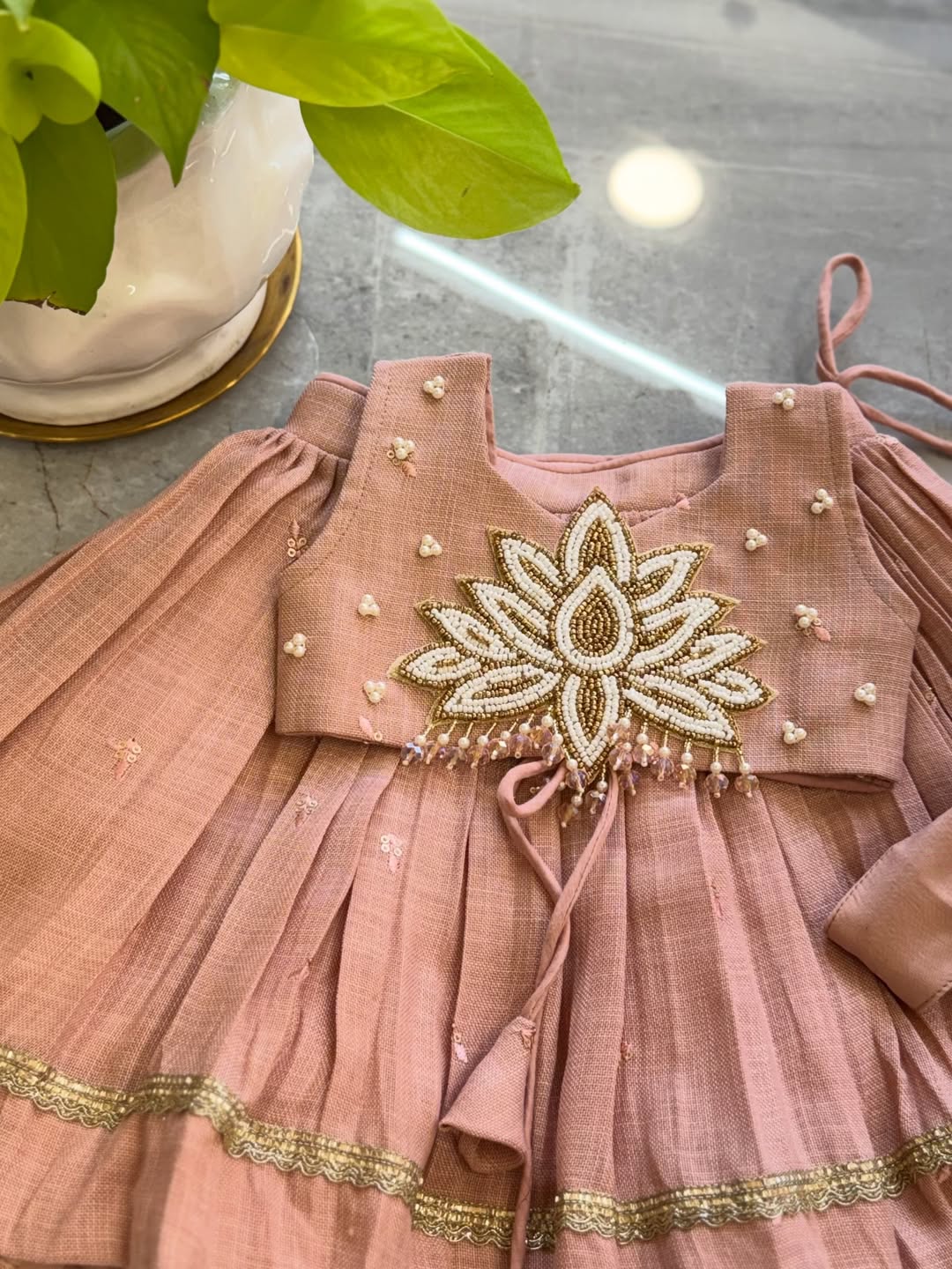 Blush Blossom Designer Lehenga Choli