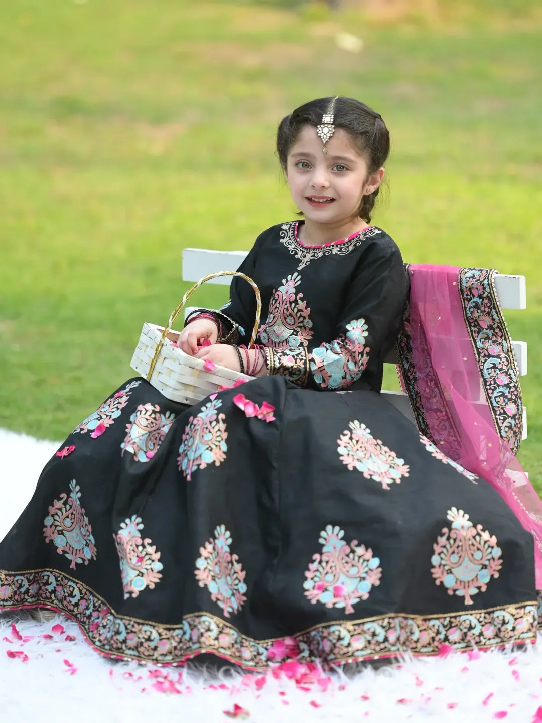 Soft Ivory Elegance Wedding Wear Lehenga Set