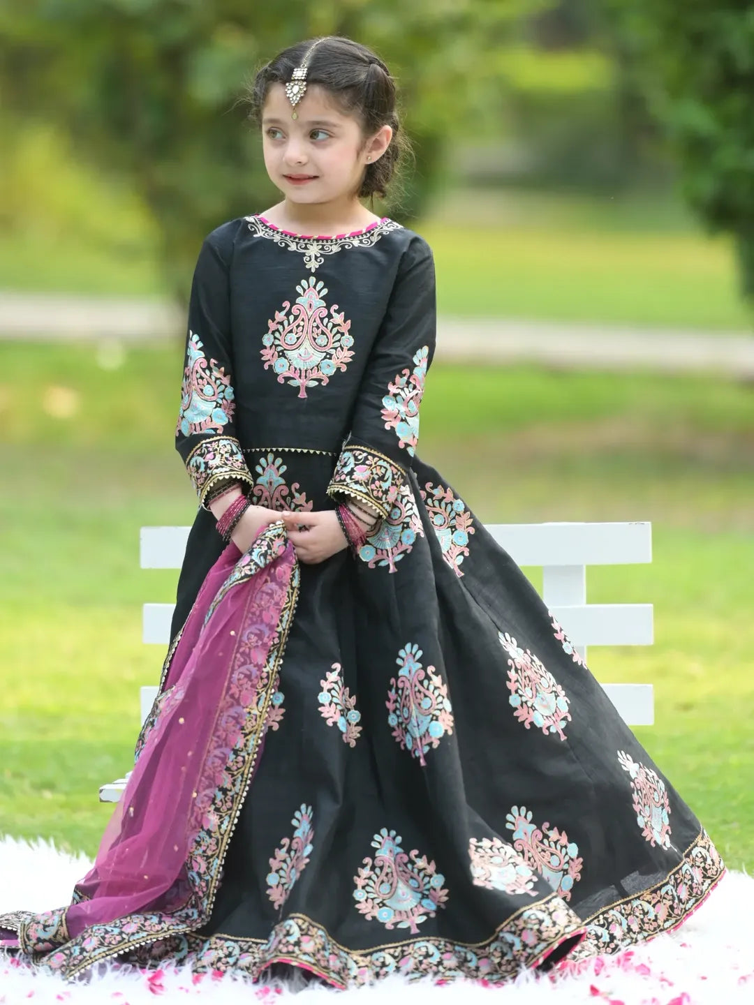 Soft Ivory Elegance Wedding Wear Lehenga Set