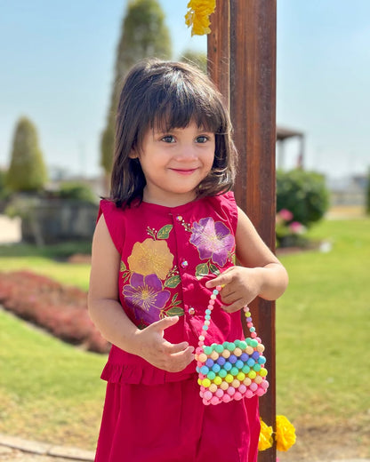 Little Royal Bloom Traditional Festive Patiyala Set