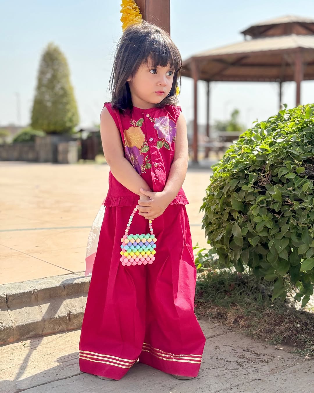Little Royal Bloom Traditional Festive Patiyala Set