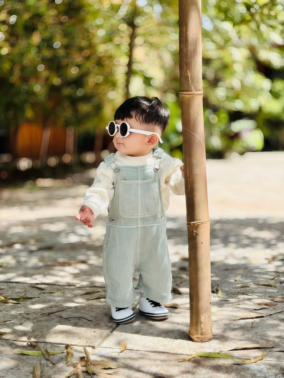 Avni Grey Dungaree Set