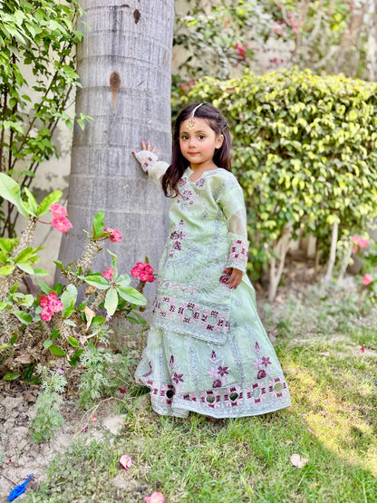 Blossom Fusion Indo Western Lehenga Set