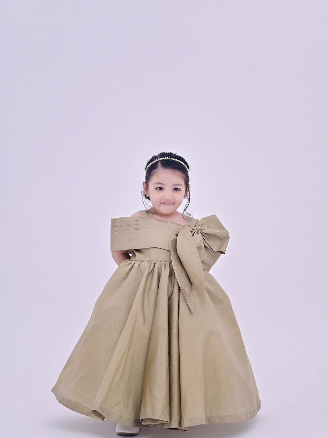 Golden Aura Maxi Gown
