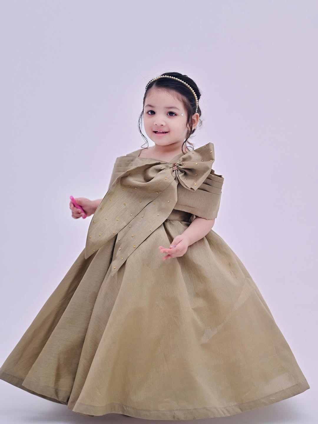 Golden Aura Maxi Gown