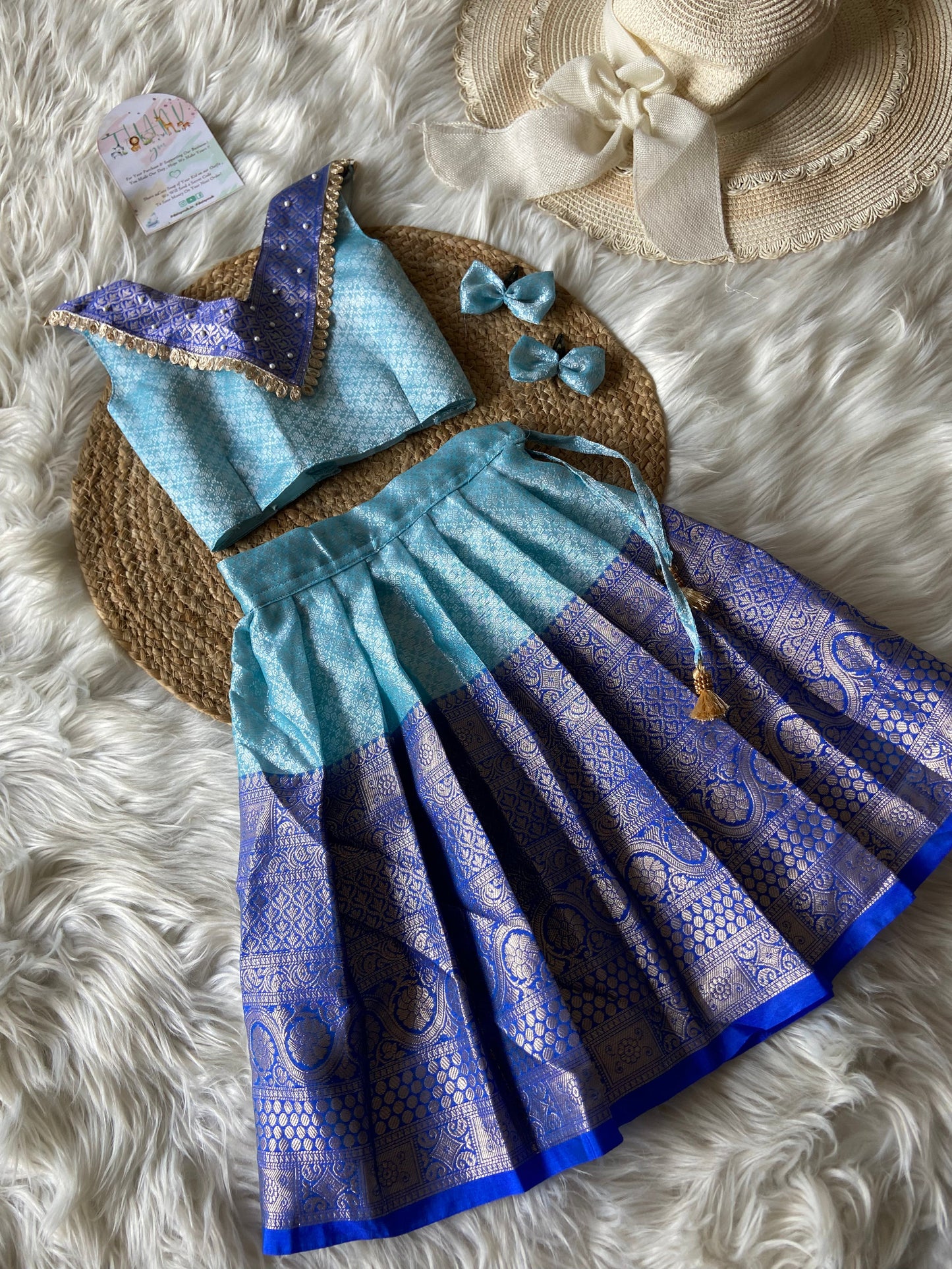 Silk Designer Pearl Lehenga