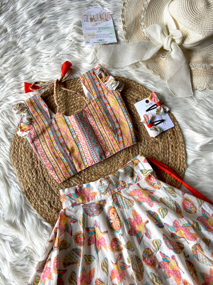 Pure Cotton Lehenga Set