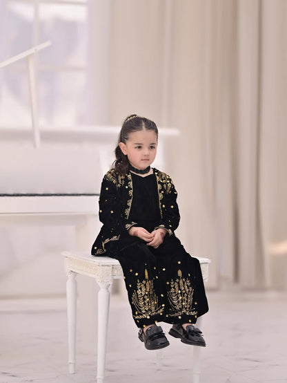 Noir Pearl Festive Queens Plazzo Set