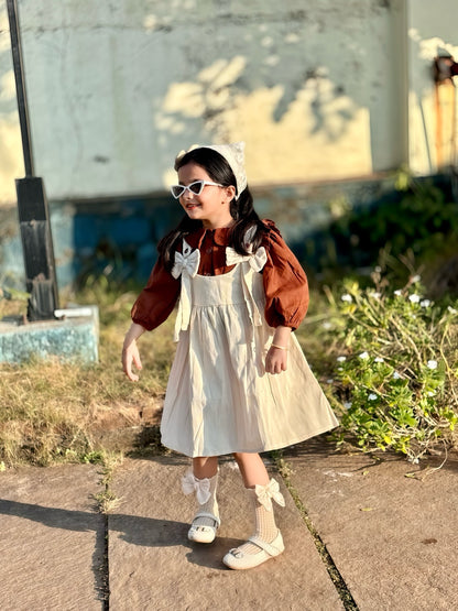 Rustic Charm Vintage Layer Dress