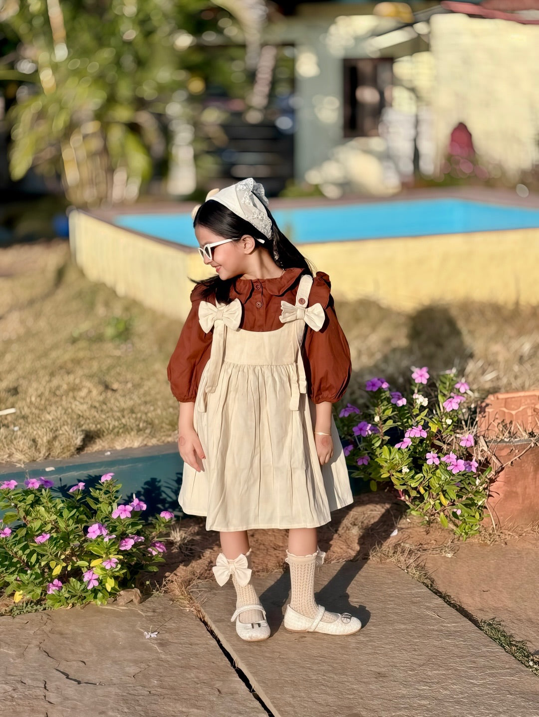 Rustic Charm Vintage Layer Dress
