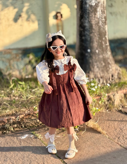 Rustic Charm Vintage Layer Dress