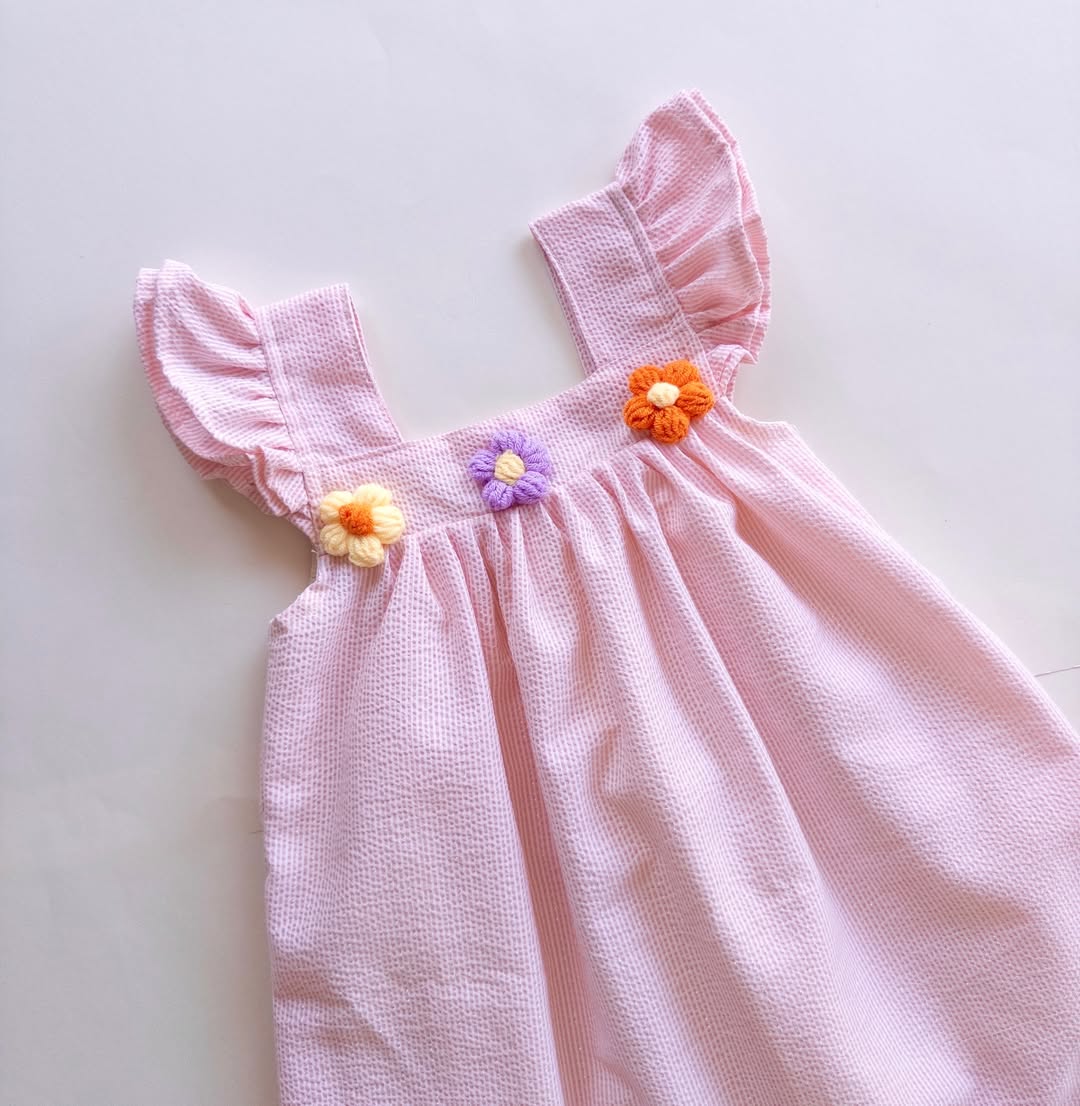 Peach Blossom Cotton Gown