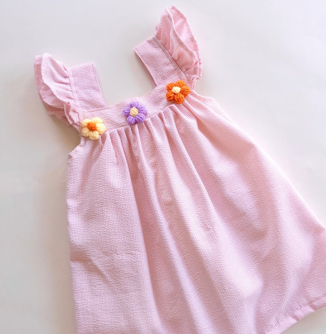 Peach Blossom Cotton Gown