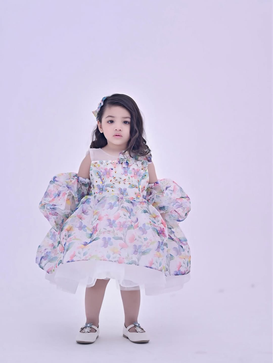 Petal Puff Organza Party Dress