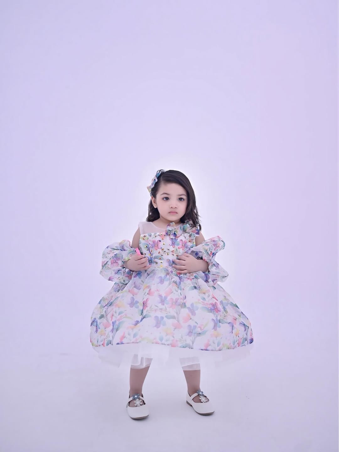 Petal Puff Organza Party Dress