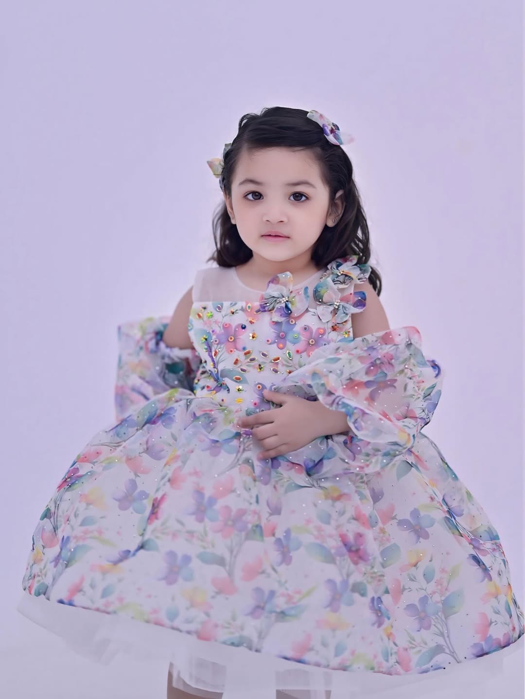 Petal Puff Organza Party Dress