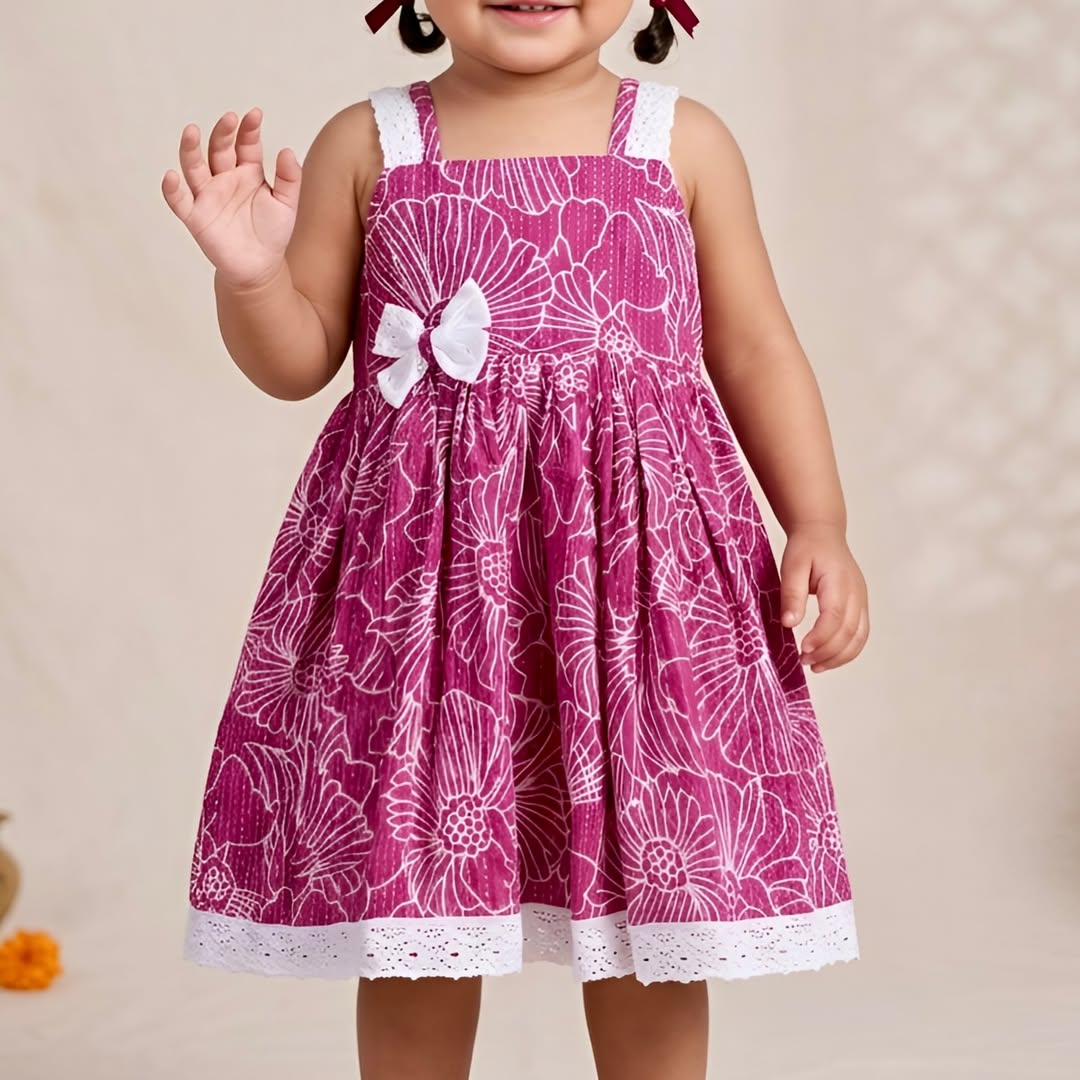 Meher Printed Cotton Frock