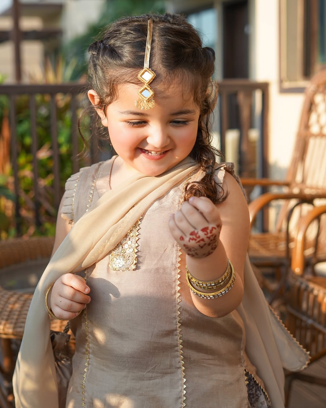 Kiara Royal Dune Sharara Set