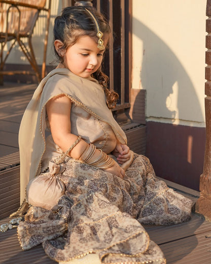 Kiara Royal Dune Sharara Set