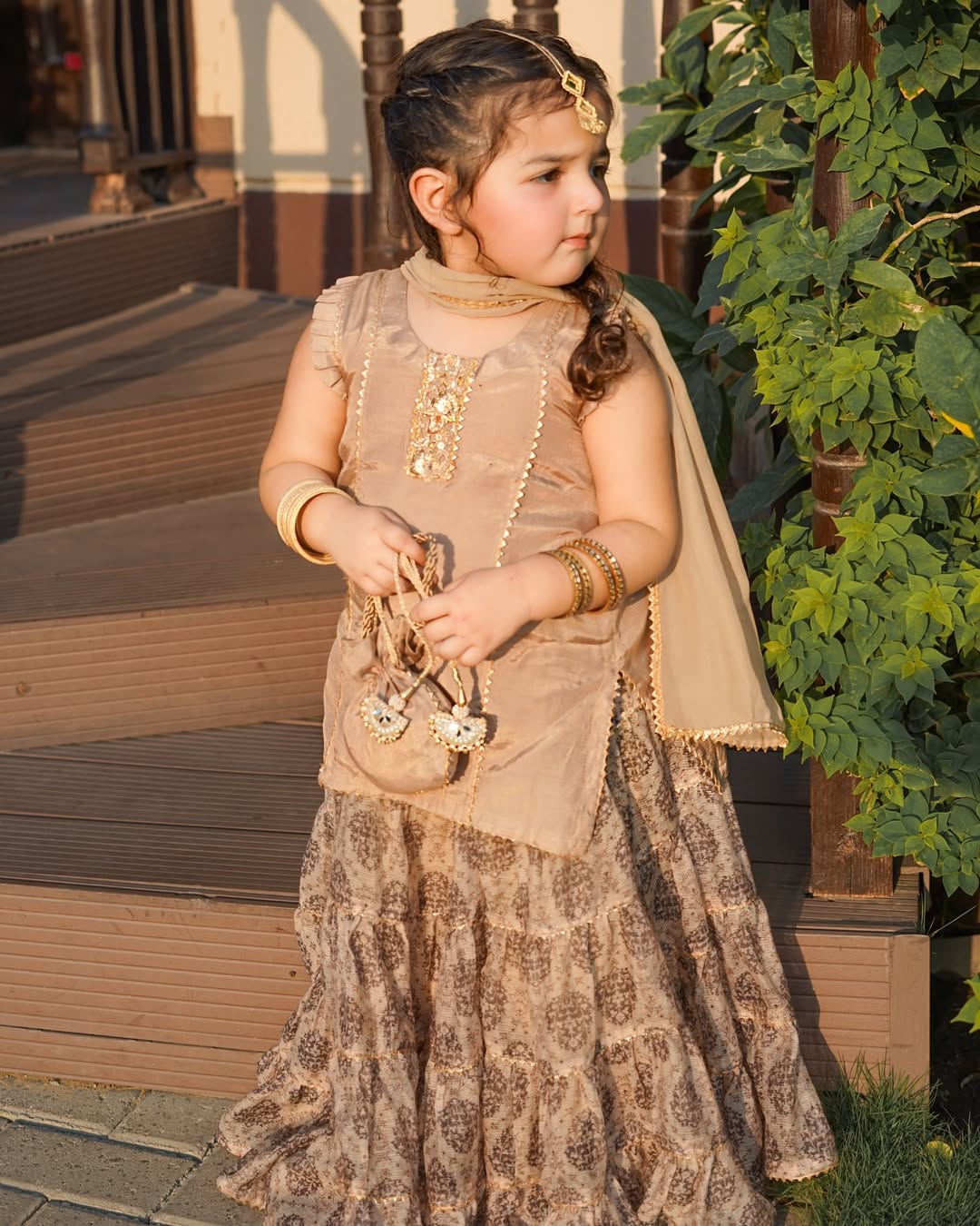 Kiara Royal Dune Sharara Set