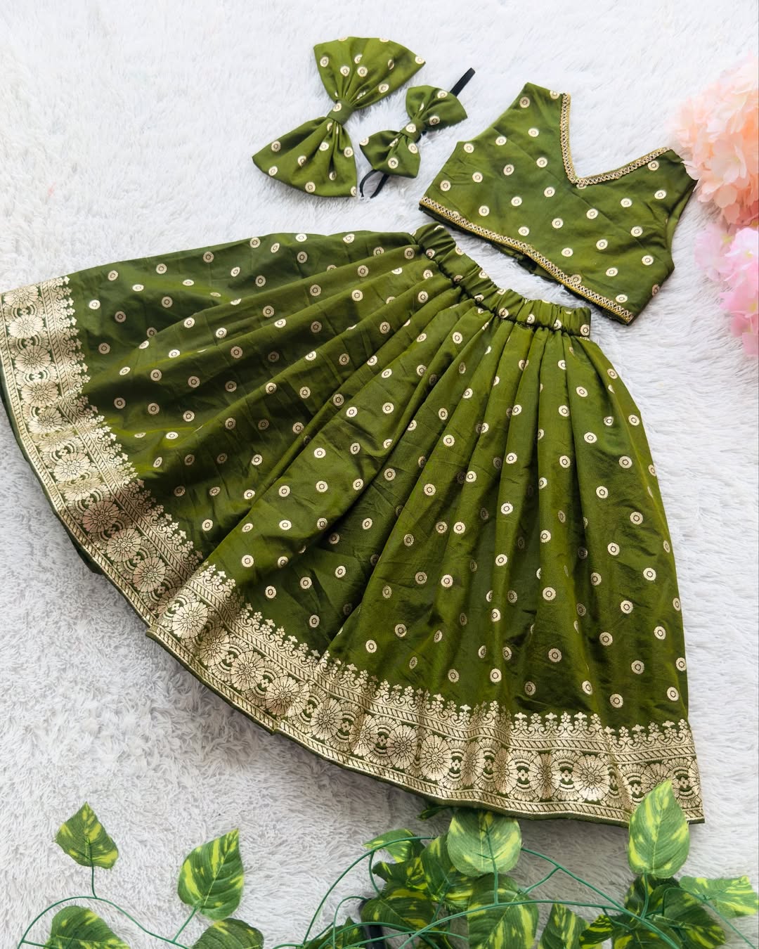 Aadhira Mehendi Grace Lehenga Set