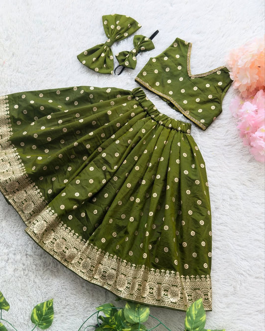 Aadhira Mehendi Grace Lehenga Set