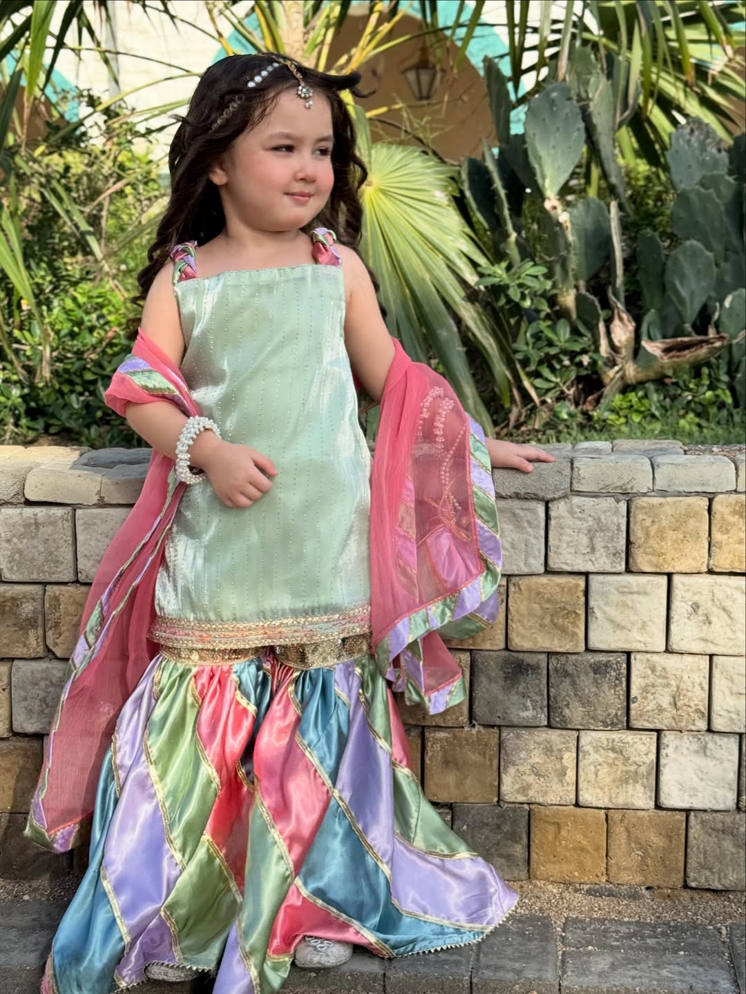 Aarika Royal Pastel Sharara Set